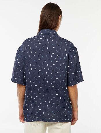 Camisa de manga curta com estampado
