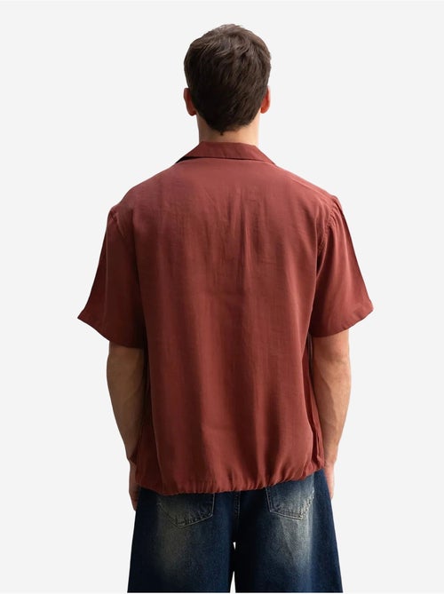 Camisa de manga curta com gola aberta para homem giesto - Kiabi Camisa de manga curta com gola aberta para homem giesto - Kiabi