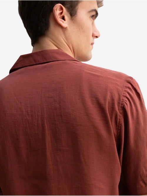Camisa de manga curta com gola aberta para homem giesto - Kiabi Camisa de manga curta com gola aberta para homem giesto - Kiabi