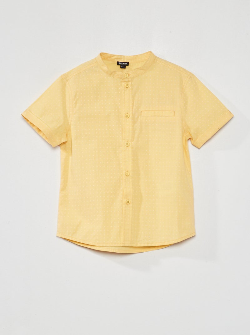 Camisa de manga curta com motivo!  - AMARELO - Kiabi