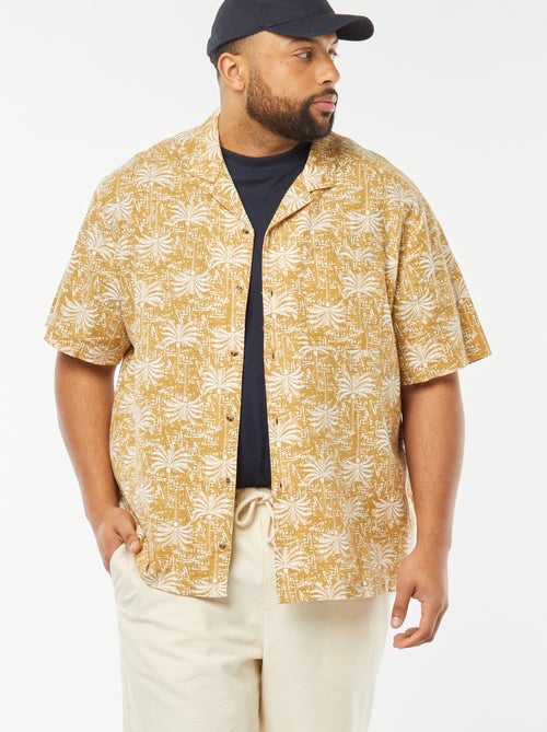 Camisa de manga curta com motivo - Kiabi