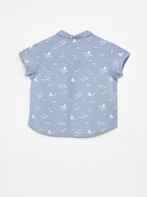 Camisa de manga curta com motivo - Kiabi