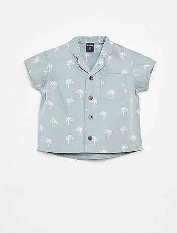 Camisa de manga curta com motivo