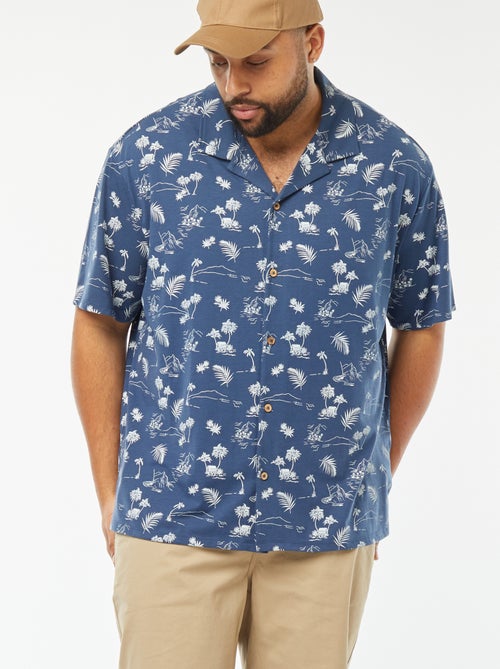Camisa de manga curta com motivo - Kiabi