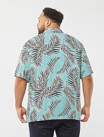 Camisa de manga curta com motivo