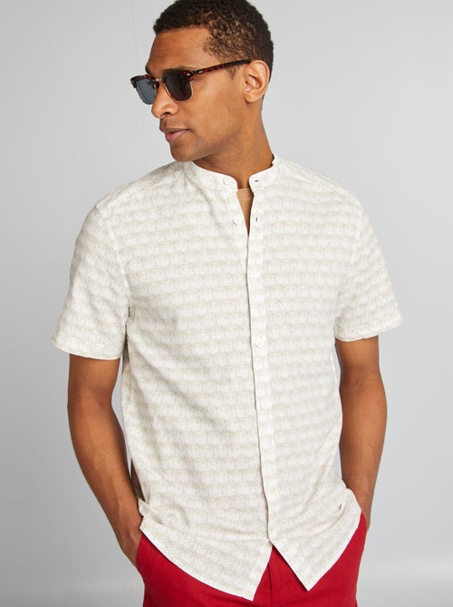 Camisa de manga curta com motivo - Kiabi