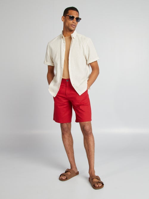 Camisa de manga curta com motivo - Kiabi