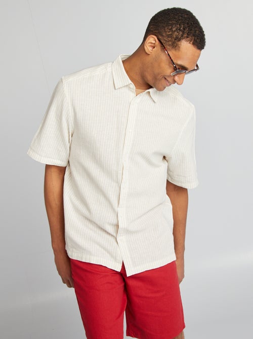 Camisa de manga curta com motivo - Kiabi