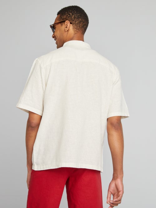 Camisa de manga curta com motivo - Kiabi