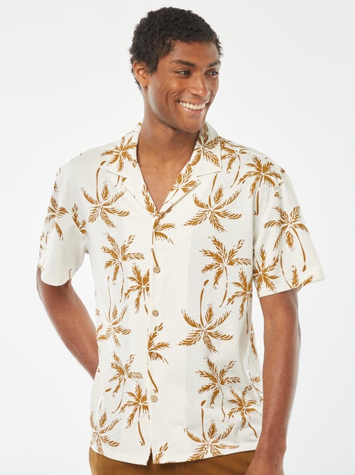 Camisa de manga curta com motivo - Kiabi