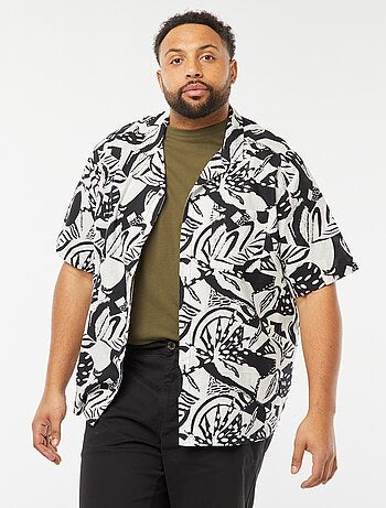 Camisa de manga curta com motivo