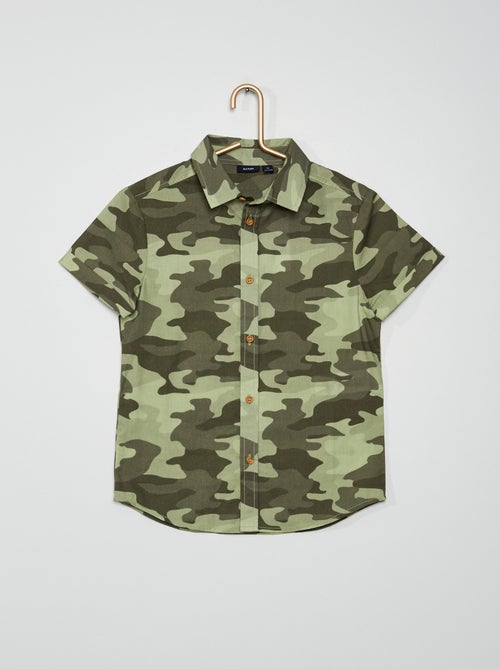 Camisa de manga curta com motivo - Kiabi