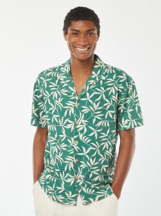 Camisa de manga curta com motivo