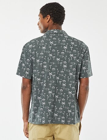 Camisa de manga curta com motivo