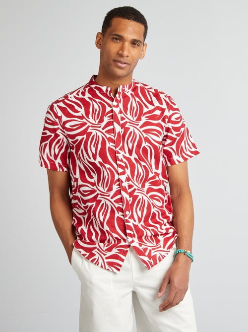 Camisa de manga curta com motivo - Kiabi