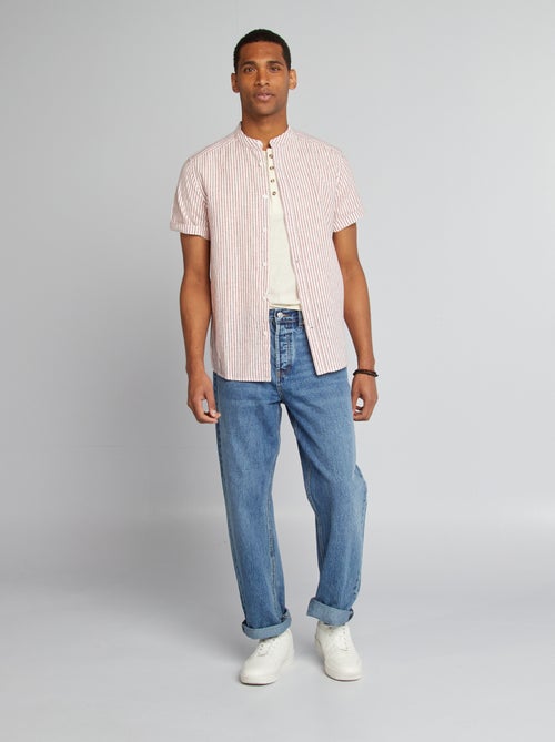 Camisa de manga curta com motivo - Kiabi