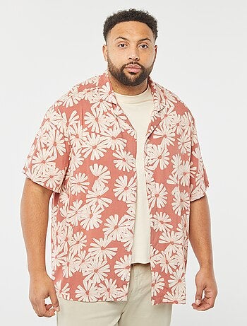 Camisa de manga curta com motivo