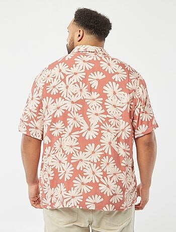 Camisa de manga curta com motivo
