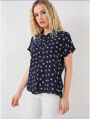 Camisa de manga curta com padrão bdart