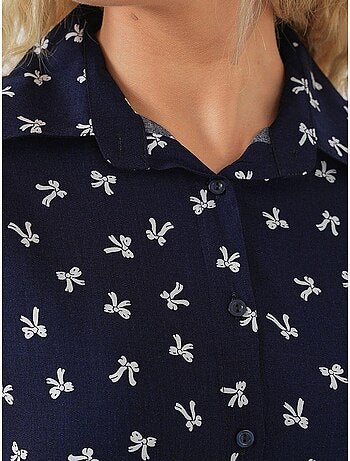 Camisa de manga curta com padrão bdart