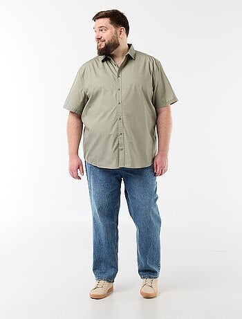 Camisa de manga curta com padrão