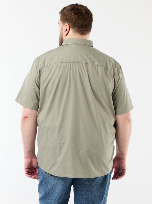 Camisa de manga curta com padrão - Kiabi