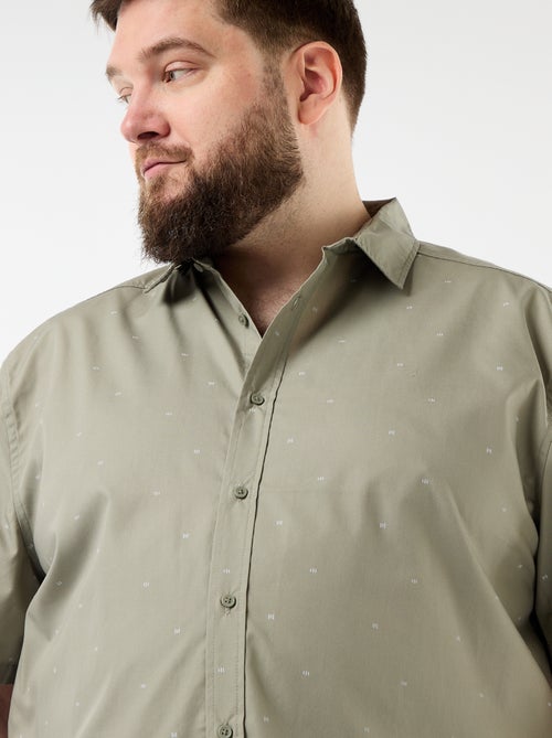 Camisa de manga curta com padrão - Kiabi