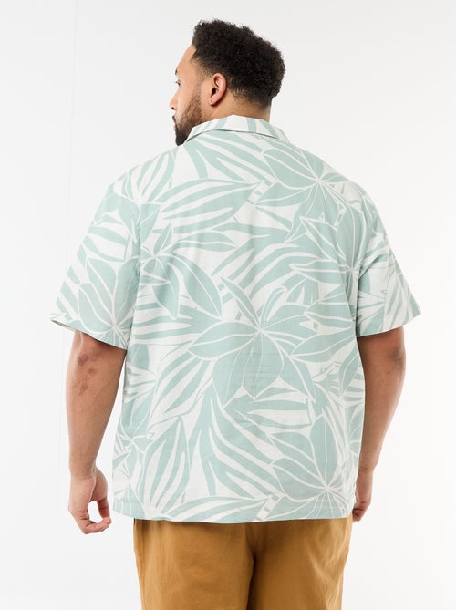 Camisa de manga curta com padrão - Kiabi