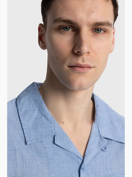 Camisa de manga curta de corte descontraído para homem giesto - Kiabi