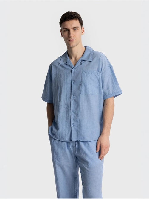 Camisa de manga curta de corte descontraído para homem giesto - Kiabi