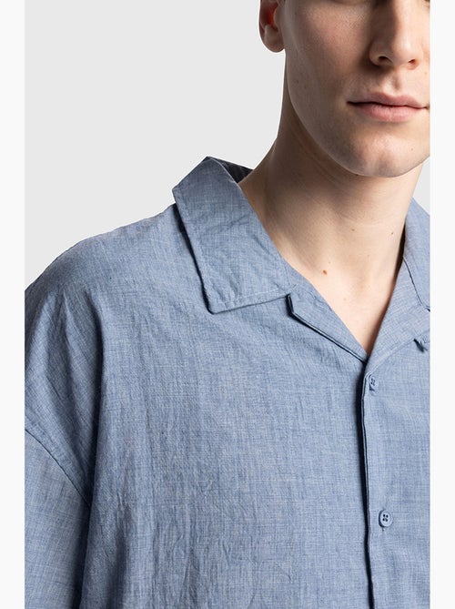 Camisa de manga curta de corte descontraído para homem giesto - Kiabi Camisa de manga curta de corte descontraído para homem giesto - Kiabi