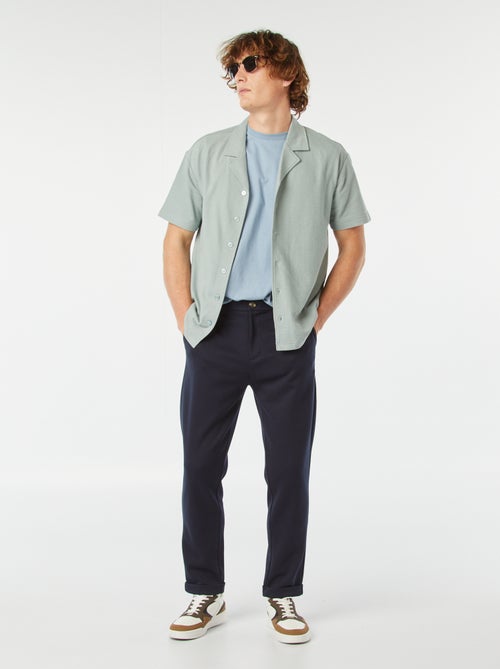 Camisa de manga curta e colarinho de polo - Kiabi