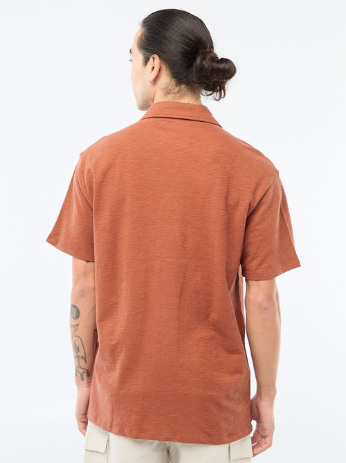 Camisa de manga curta em malha - Kiabi