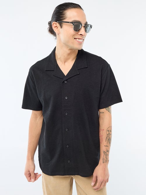 Camisa de manga curta em malha - Kiabi