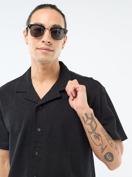 Camisa de manga curta em malha - Kiabi