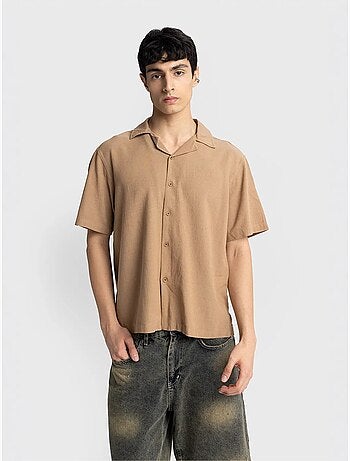 Camisa de manga curta regular fit giesto