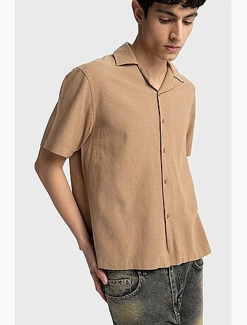 Camisa de manga curta regular fit giesto