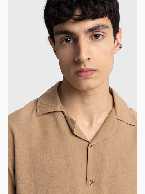Camisa de manga curta regular fit giesto - Kiabi