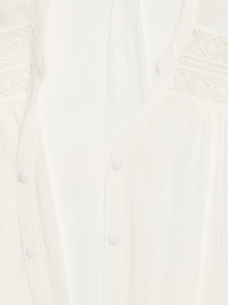 Camisa de manga curta So Easy Branco - Kiabi
