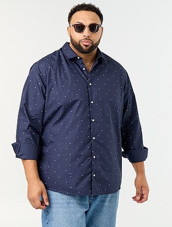 Camisa de mangas compridas com padrão