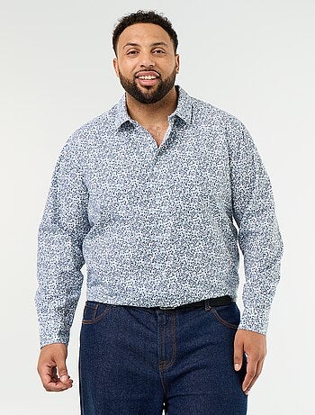 Camisa de mangas compridas com padrão