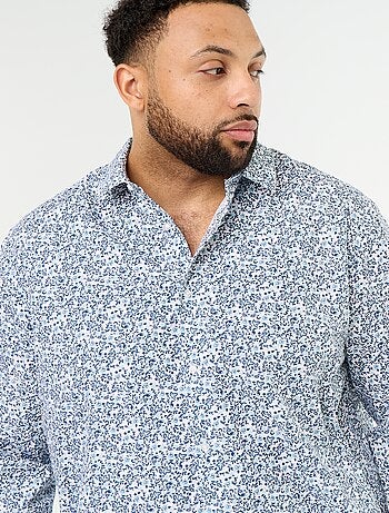Camisa de mangas compridas com padrão