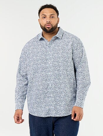 Camisa de mangas compridas com padrão