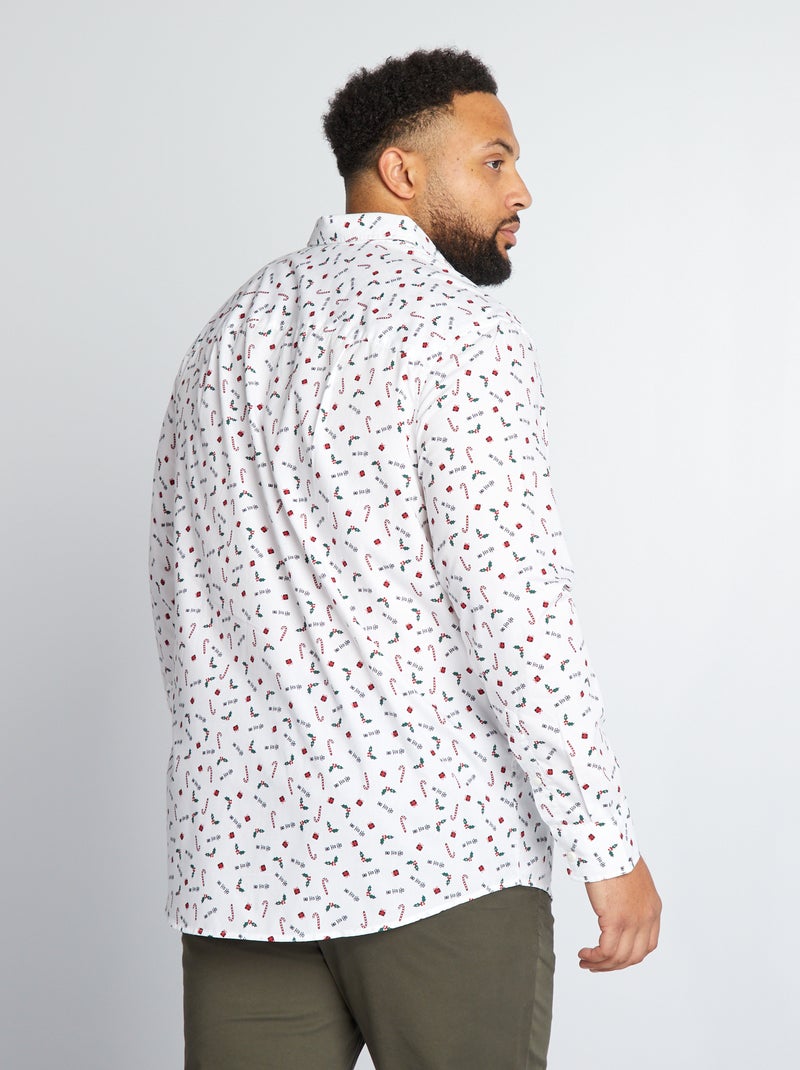 Camisa de Natal BRANCO - Kiabi