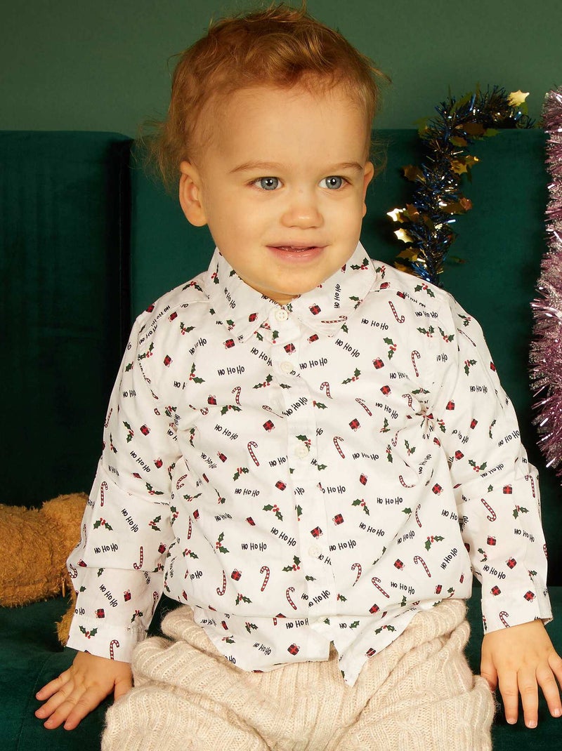 Camisa de Natal BRANCO - Kiabi