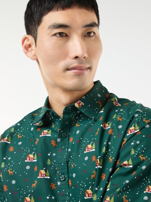 Camisa de Natal com Estampado - Kiabi