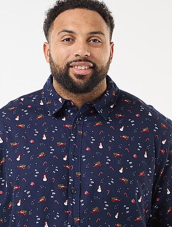 Camisa de Natal com padrão