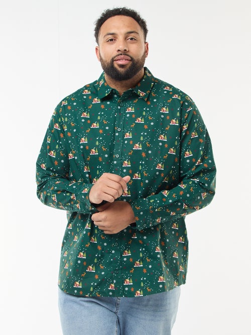 Camisa de Natal com padrão - Kiabi