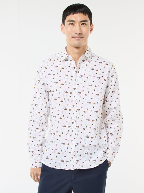 Camisa de Natal estampada - Kiabi