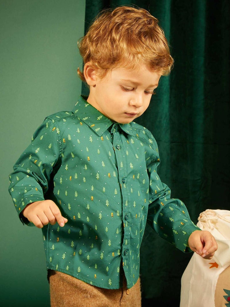 Camisa de Natal VERDE - Kiabi